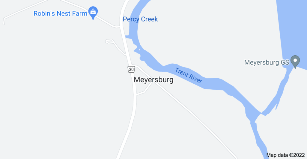 Meyersburg, Ontario map