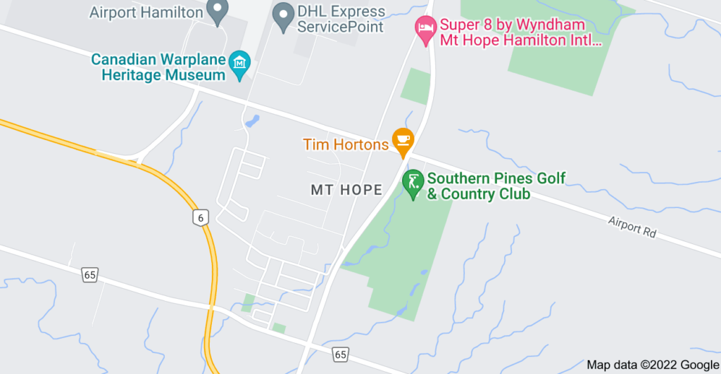 Mount Hope, Ontario map