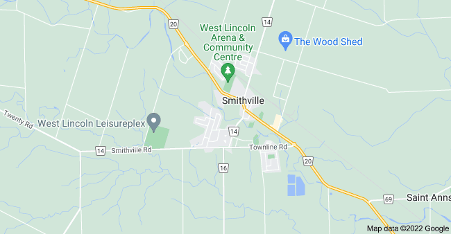 Smithville, Ontario map