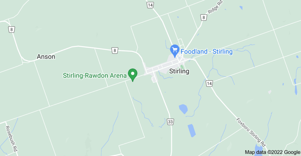 Stirling, Ontario map