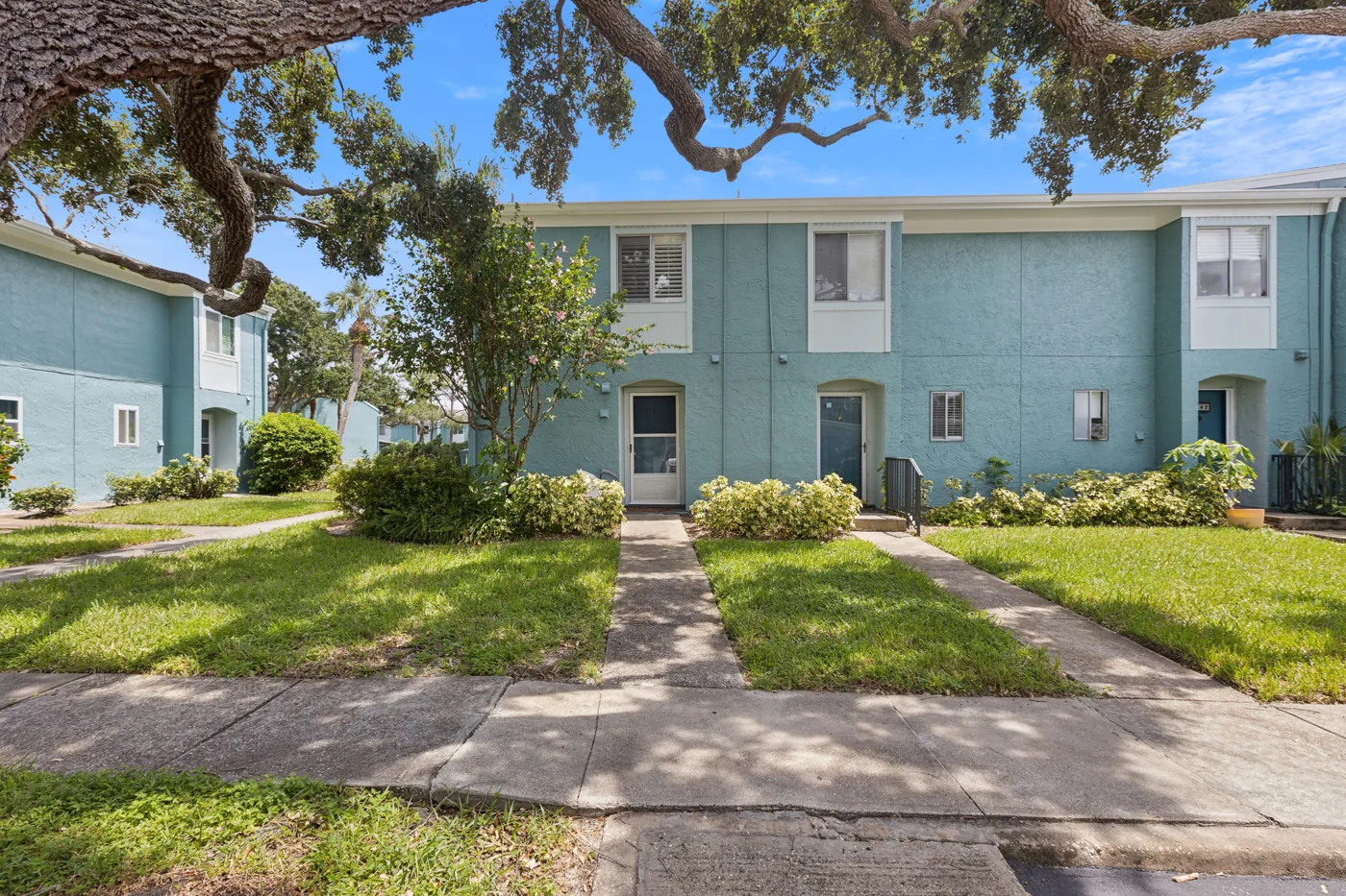 Exterior of 136 115th Ave NE in St. Petersburg after cosmetic work