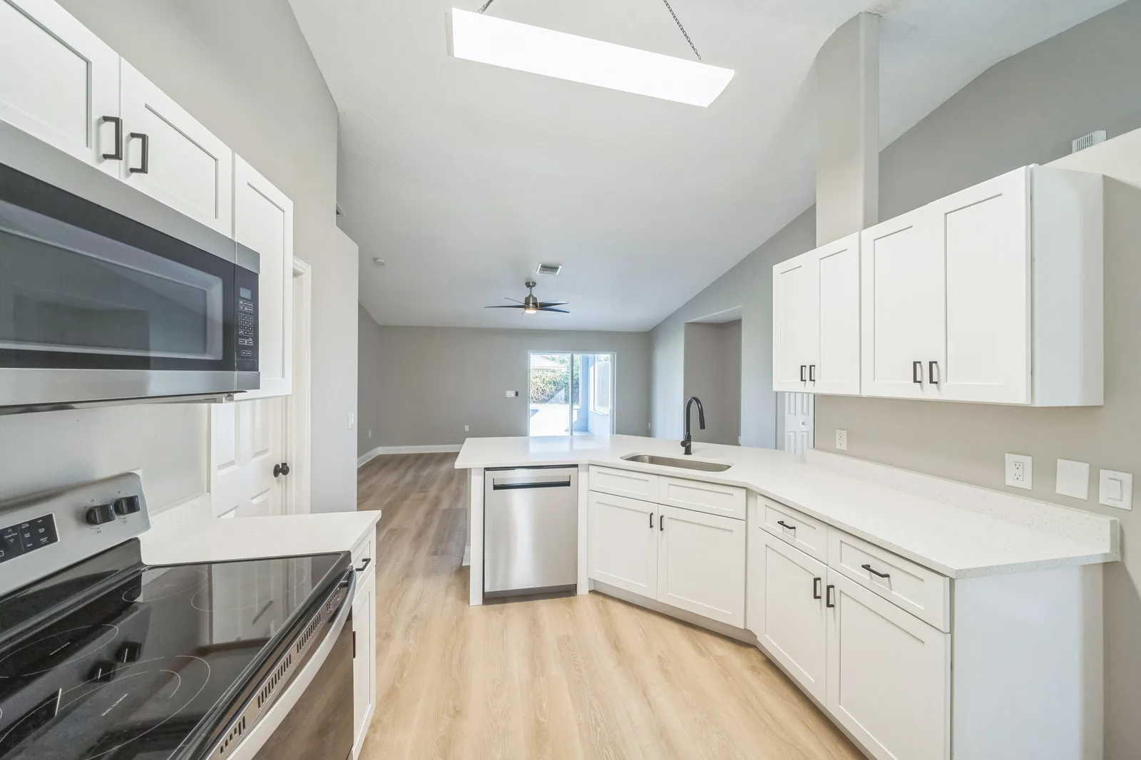 Kitchen at 2077 Dogwood St in Palm Bay, Florida, after renovation
