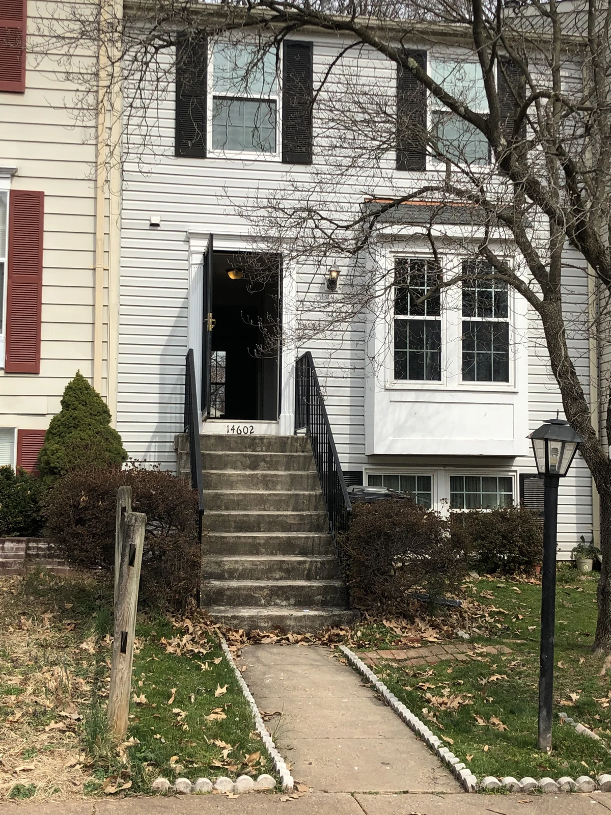 Before-sale exterior of 14602 Olde Kent Road in Centreville