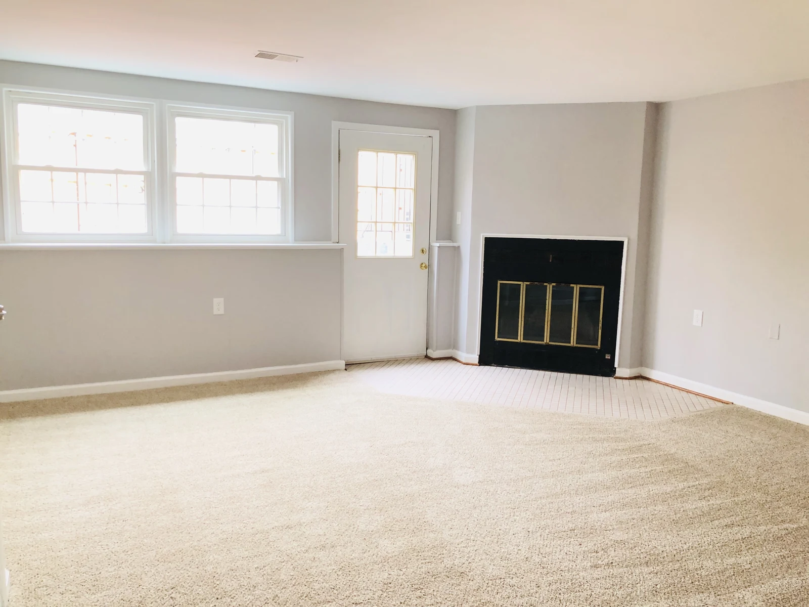 Living area with fireplace at 14602 Olde Kent Road