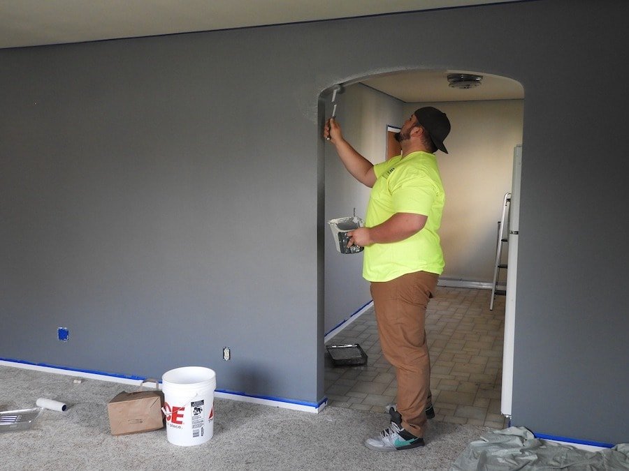 repairs on a house with water damage