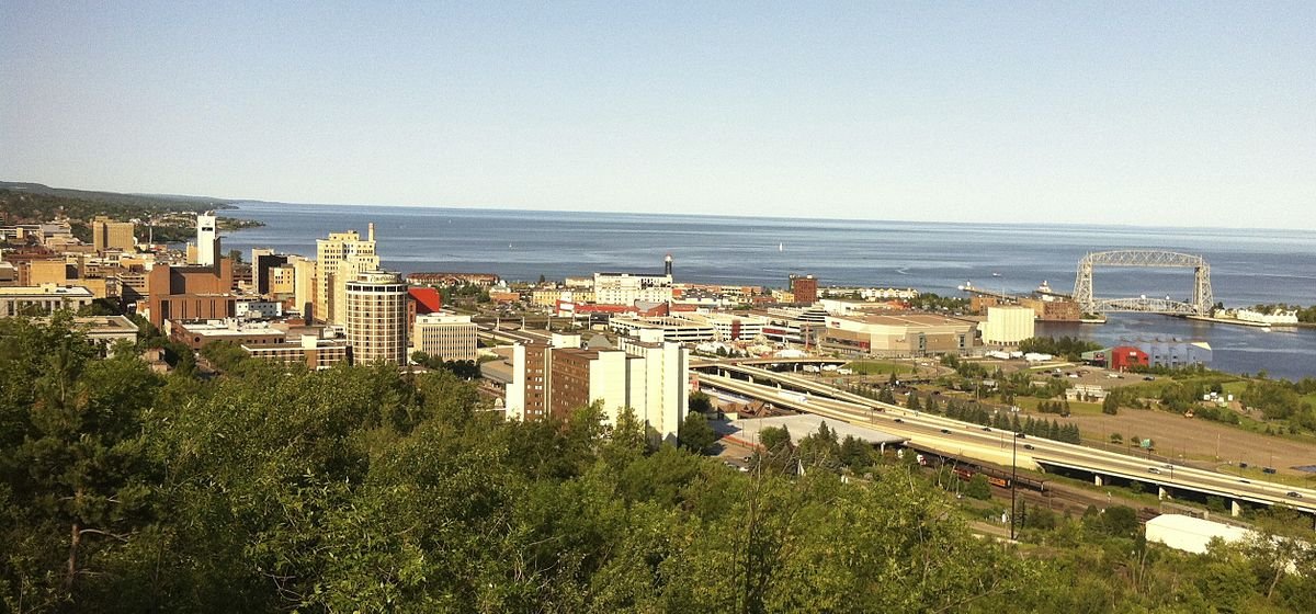 View of the city on the sell your house fast in Duluth MN page