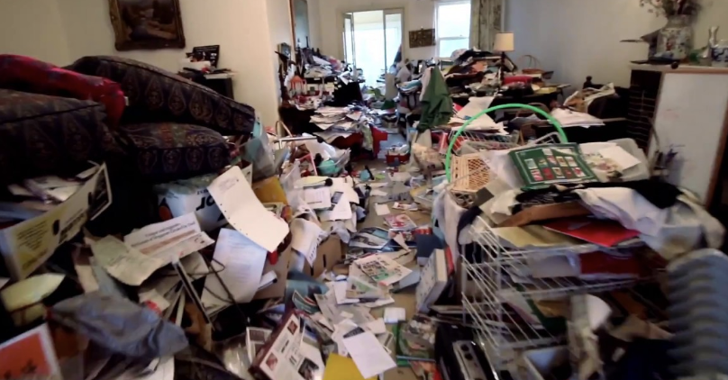 cleaning out a hoarder house appleton