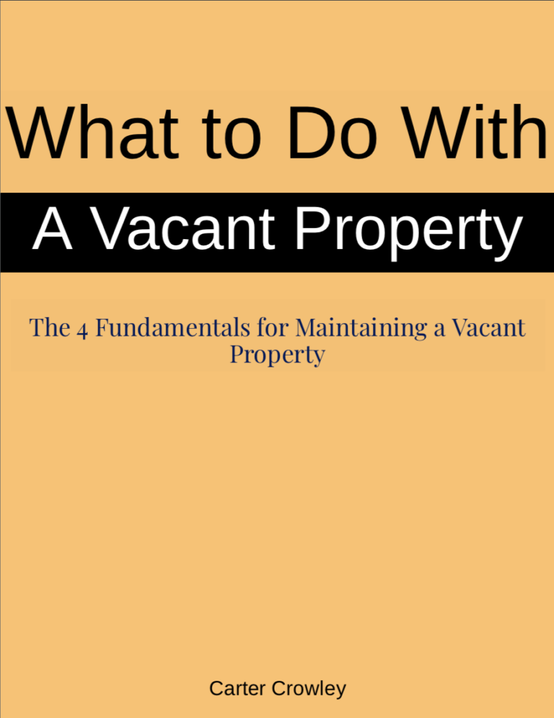 what to do with a vacant property