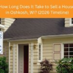 Calendar comparing traditional listing timeline vs cash sale timeline in Oshkosh WI