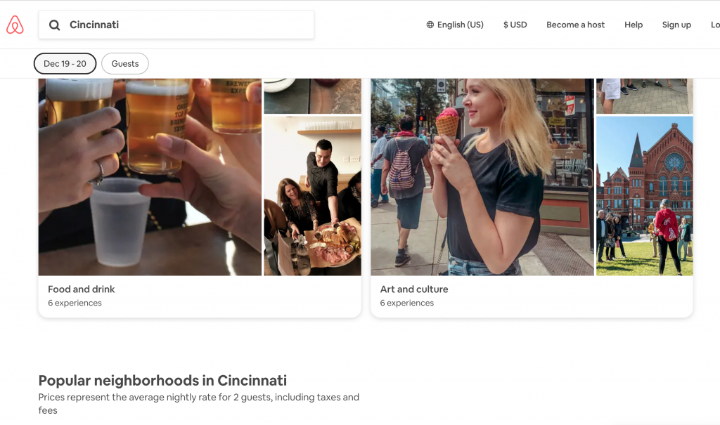 airbnb vacation rentals in cincinnati oh