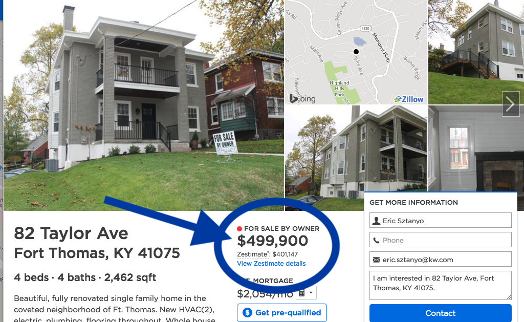 benefits of hiring an agent vs fsbo - team sztanyo - cincinnati and NKY real estate