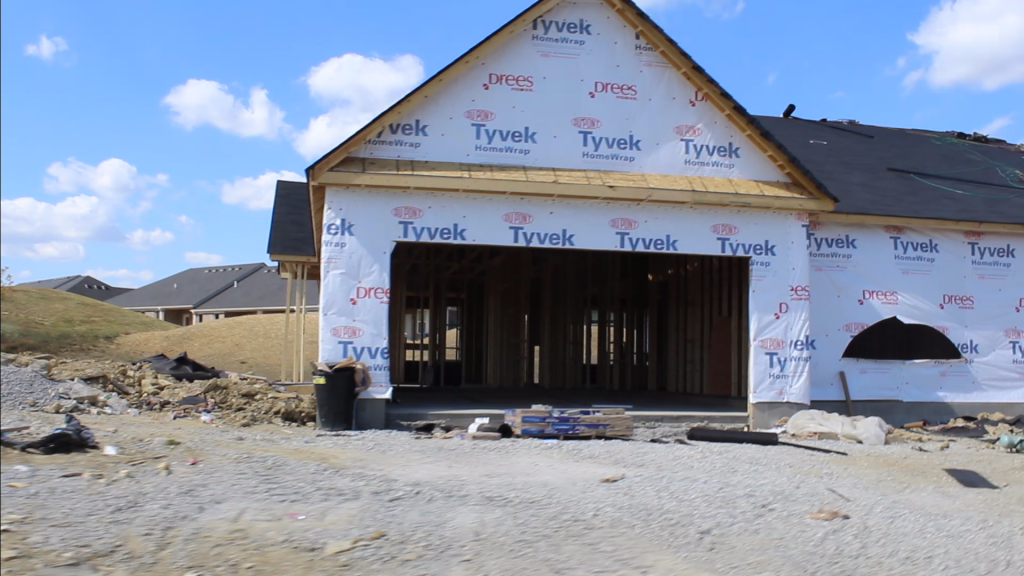waiting for new house to be built - nky arcadia fischer homes