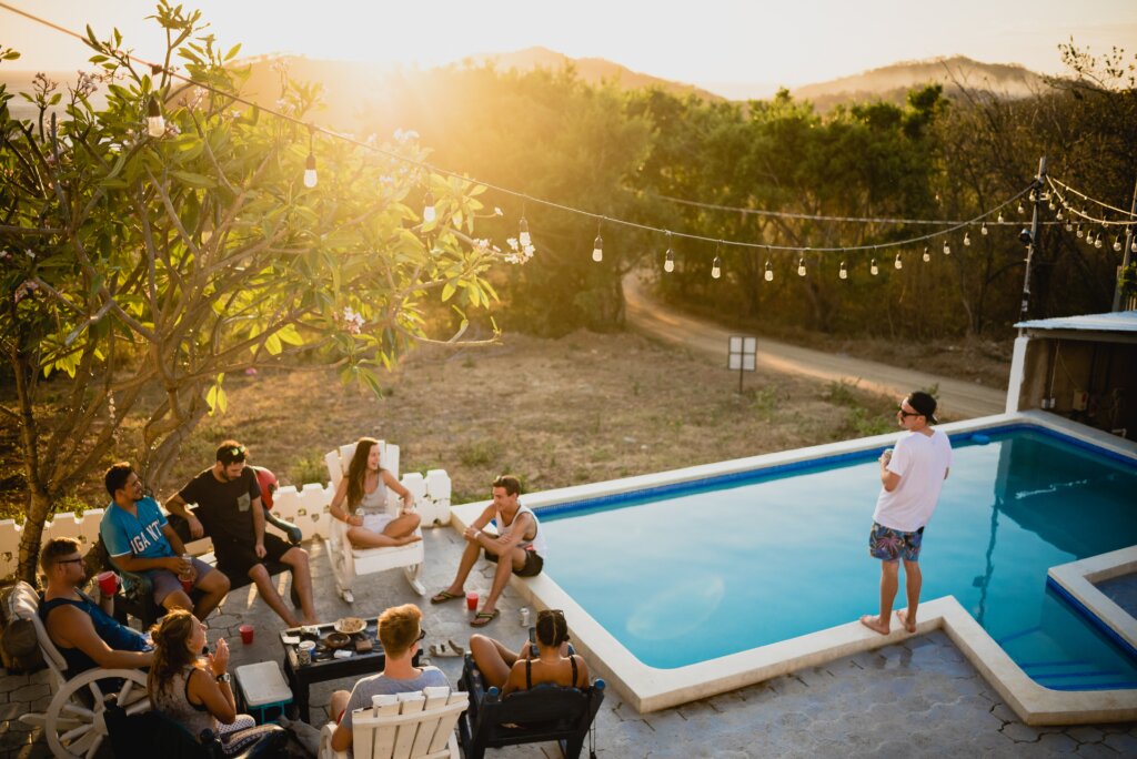 How To Gain Maximum Exposure When Selling Your House in Greater Cincinnati Area or Northern Kentucky - people sitting around a pool