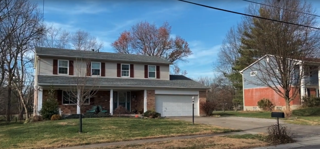 typical style of home in anderson township, cincinnati, oh