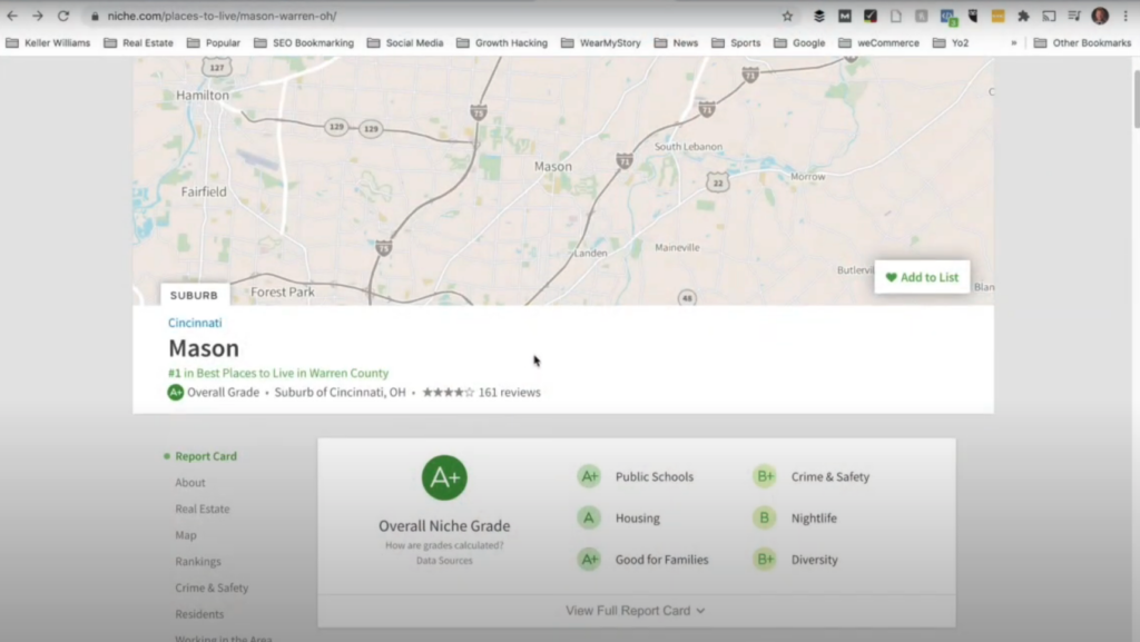 mason schools rates A+ on niche.com - homes for sale in mason ohio