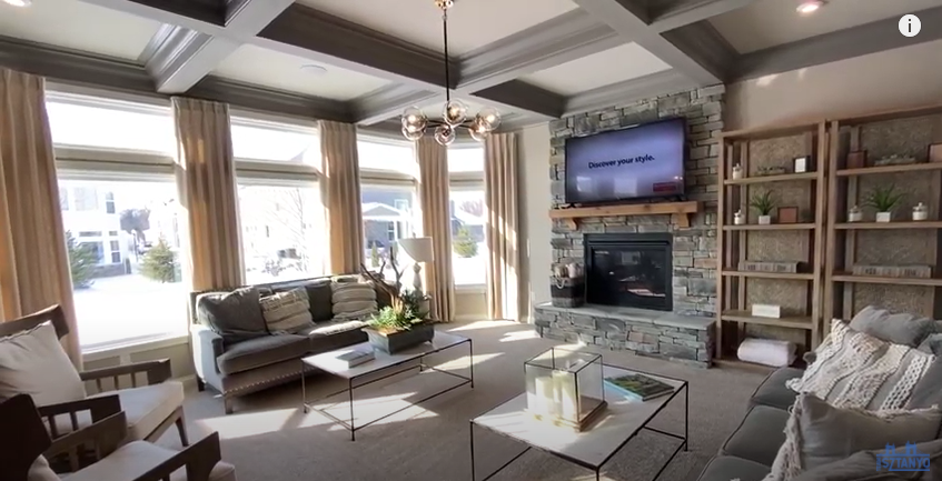 New Construction Homes in Deerfield Township, Ohio- Family Room