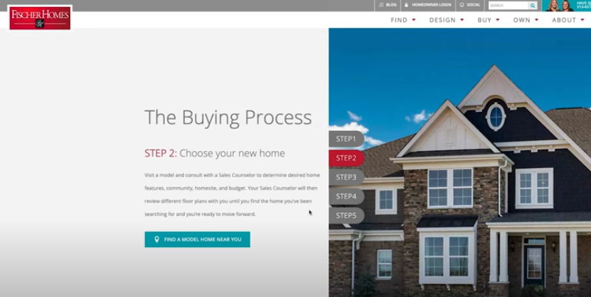 New Home Buying Process with Fischer Homes - Step 2