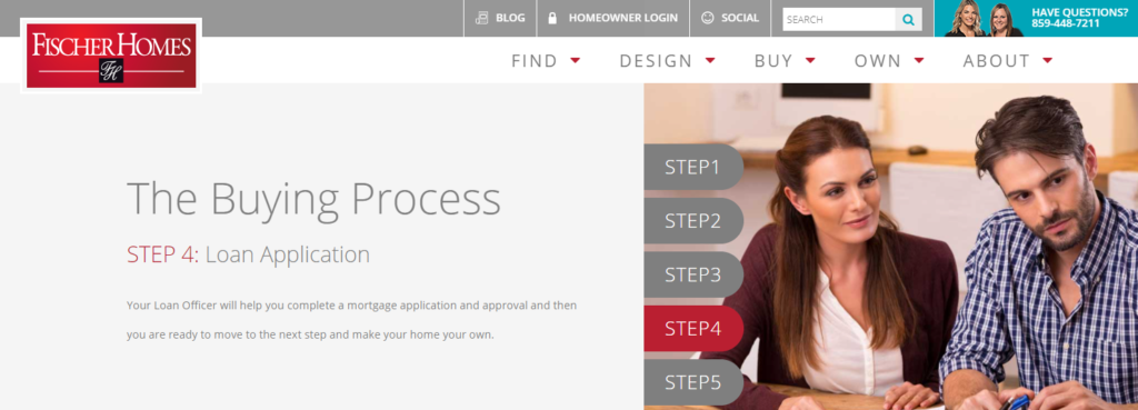 New Home Buying Process with Fischer Homes - Step 4