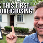 Final Walk Through Before Closing - Sold house