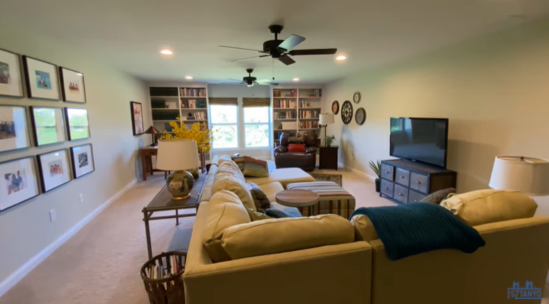 Ranch Homes vs Two Story Houses - Loft living room