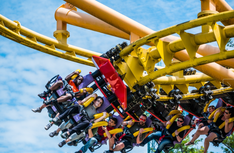Flying ace aerial chase roller coaster - Top 5 rides