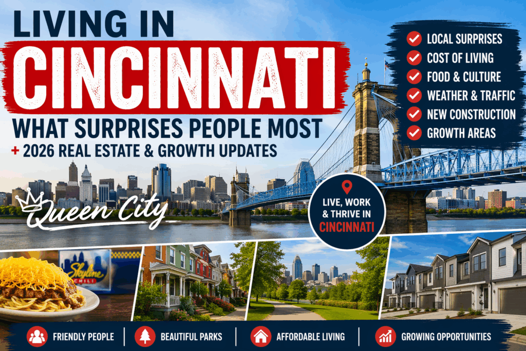 Living in Cincinnati, what surprises people