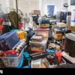 cluttered home