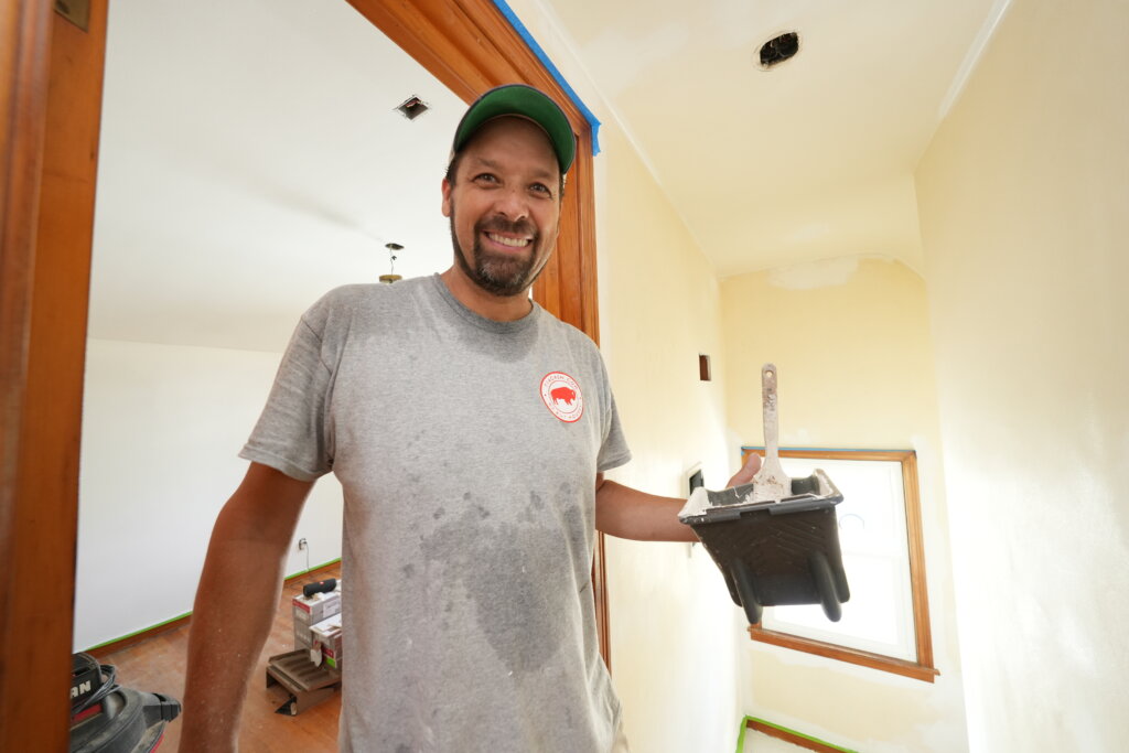 After buying a house in as-is condition, MRR Property Solutions crew renovates the home in Buffalo, NY.