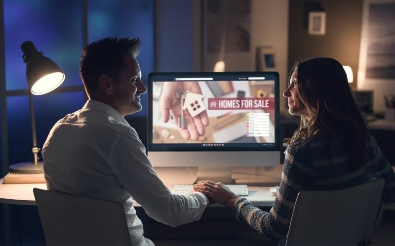 Couple buying a house together