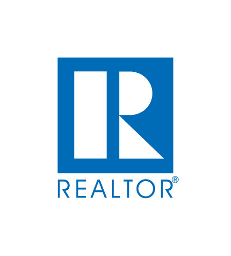 Blue and white Realtor logo for sell my house fast company