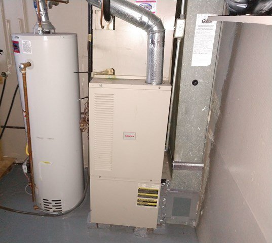 heating and air system in house sold as is