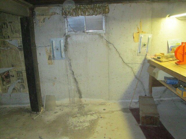 foundation wall cracks inherited house needs repair
