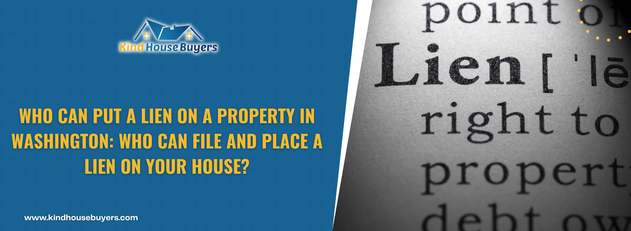 Sell a House With Lien In Washington
