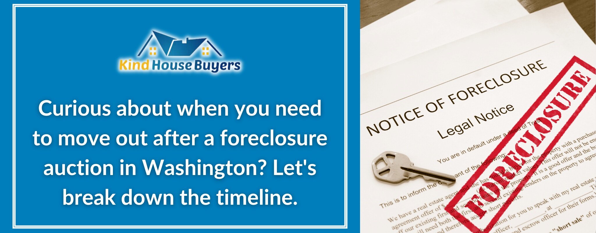 We Buy Foreclosure Houses Washington