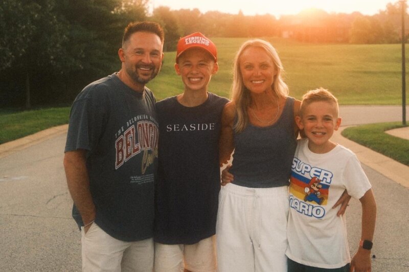 Beau Hollis and family, Founders of SImply Sold in Louisville, Ky.