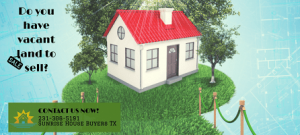 We Buy land in Houston