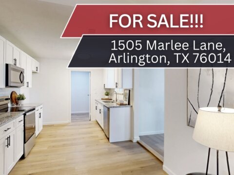 for sale 1505 Marlee Ln Arlington TX