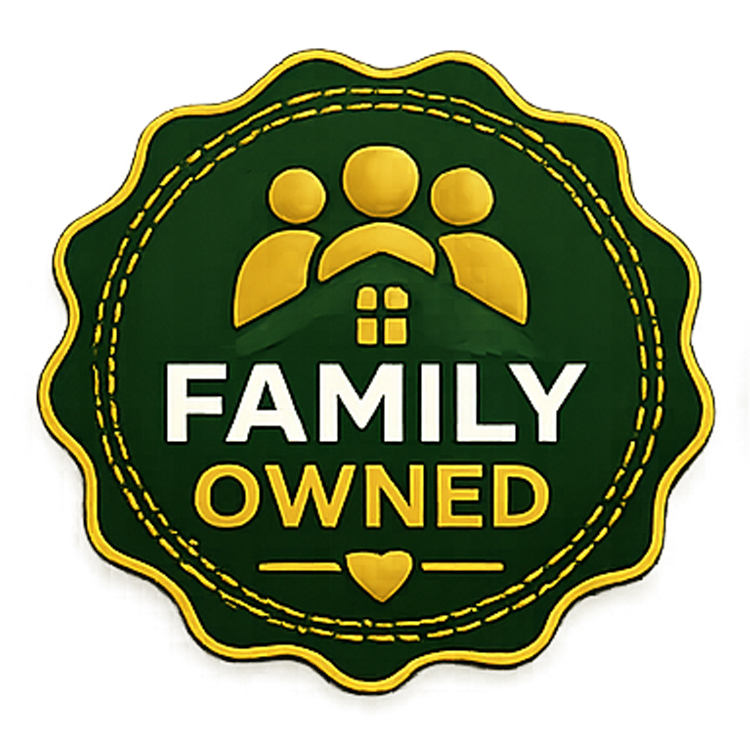 badge for jca freedom homes- a family owned company