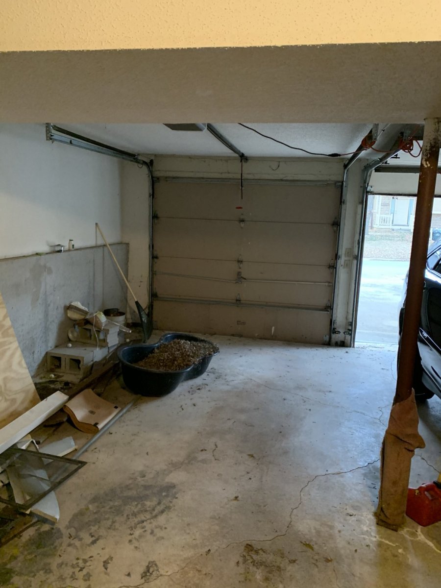 inside garage