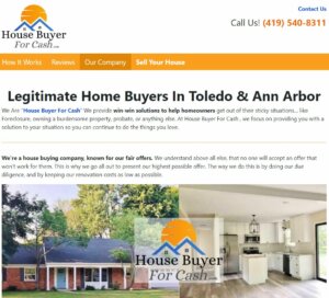 Legitimate homebuyers in Toledo OH