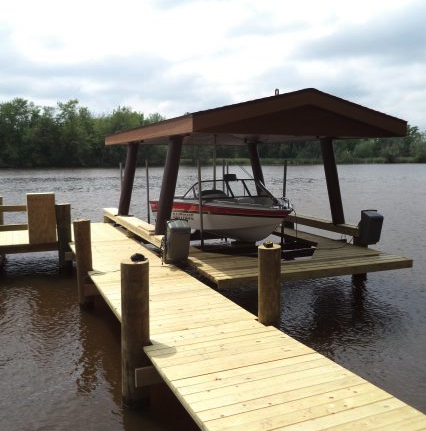 permanent dock lake winnebago