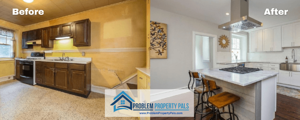 We Buy Houses Before And After