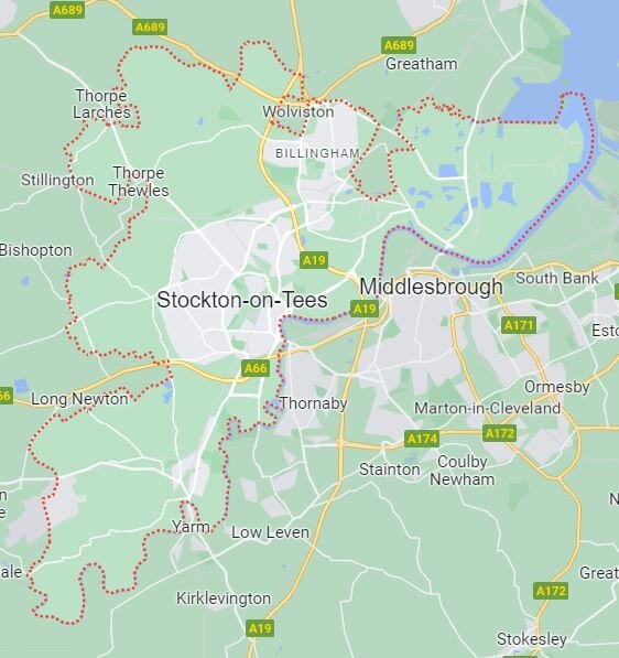 Stockton On Tees Map Where We Buy Homes North East A Reputable Local Company Buy House Quickly