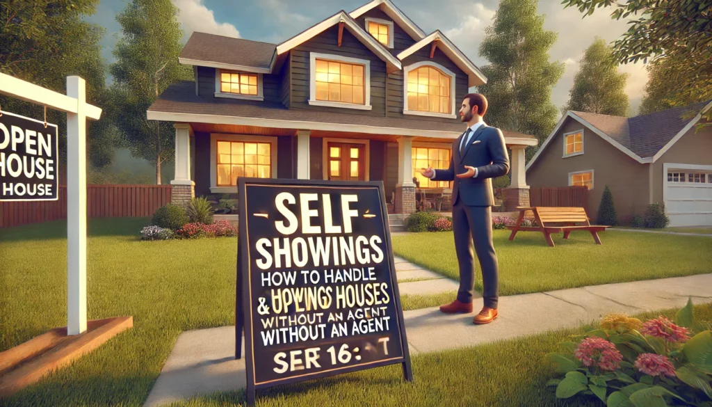 Handle Showings and Open Houses Without an Agent