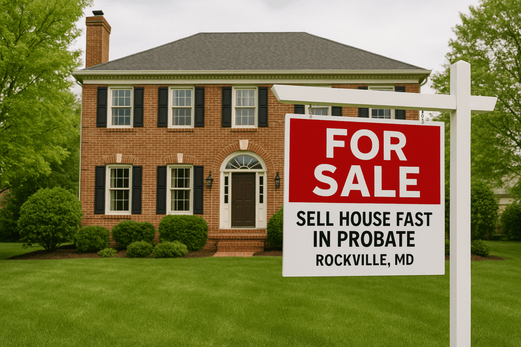 Sell Your House Fast in Probate in Rockville, MD