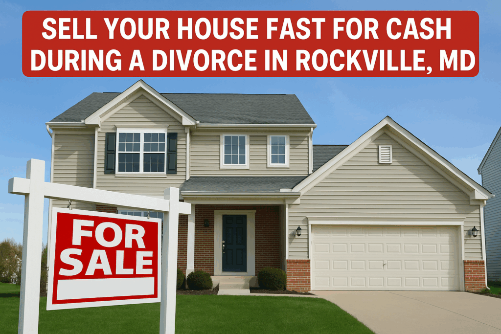 Sell Your House Fast for Cash During a Divorce in Rockville, MD