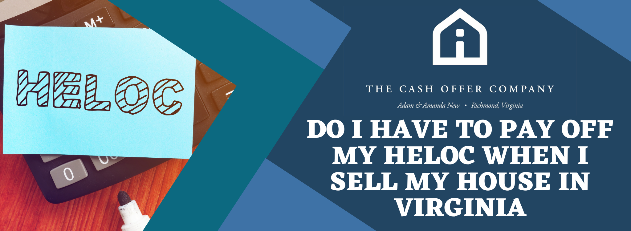 Am I required to pay off my HELOC when I sell my house in Virginia