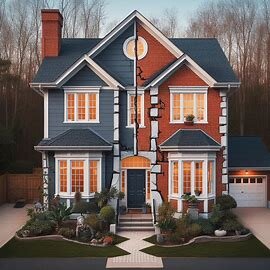 Richmond VA home with divided yard symbolizing divorce property sale
