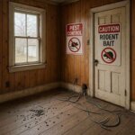 Virginia home with signs of rodent and pest infestation