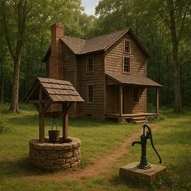 Rural Virginia house with well water and no visible public utilities